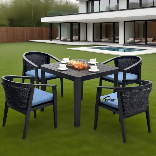 New outdoor aluminum alloy dining table and chair set is coming New outdoor aluminum alloy dining table and chair set is coming